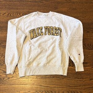 Champion Gray Wake Forest University Sweatshirt